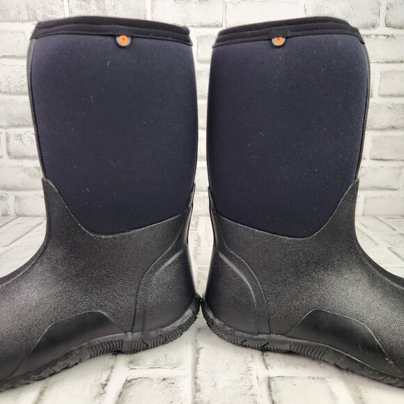 Bogs Classic High Youth Sz 6 Neo-Tech Waterproof Black Rainboot Insulated -30F - Picture 4 of 10